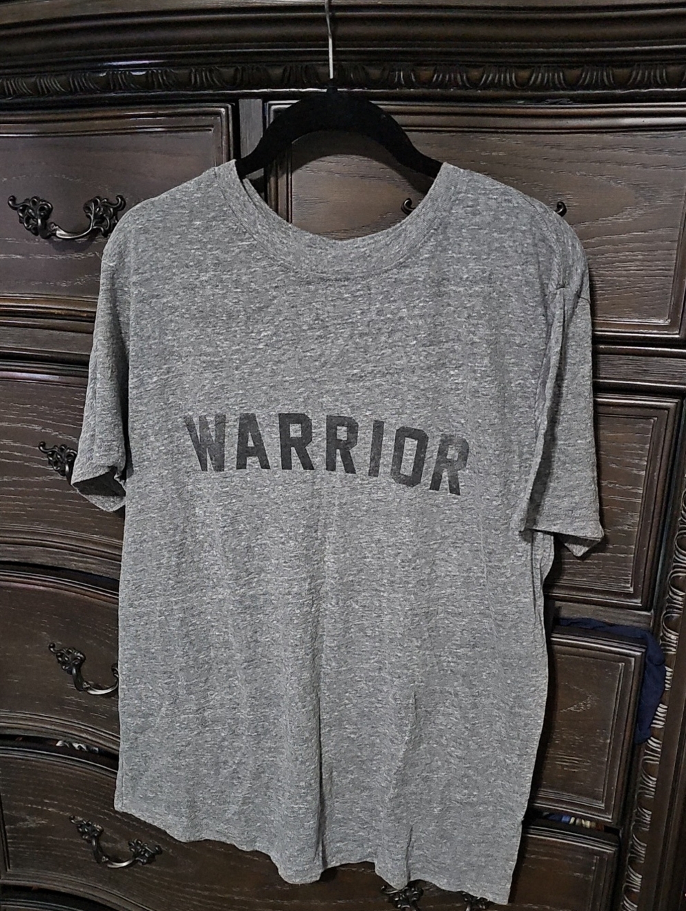 Spiritual Gangster Grey 'WARRIOR' Short Sleeve Tee